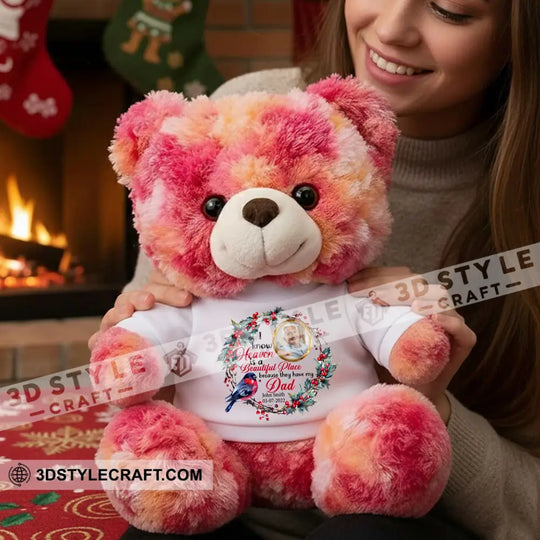 I Know Heaven Is A Beautiful Place Bear, Personalized Teddy Bear Shirt style option 2