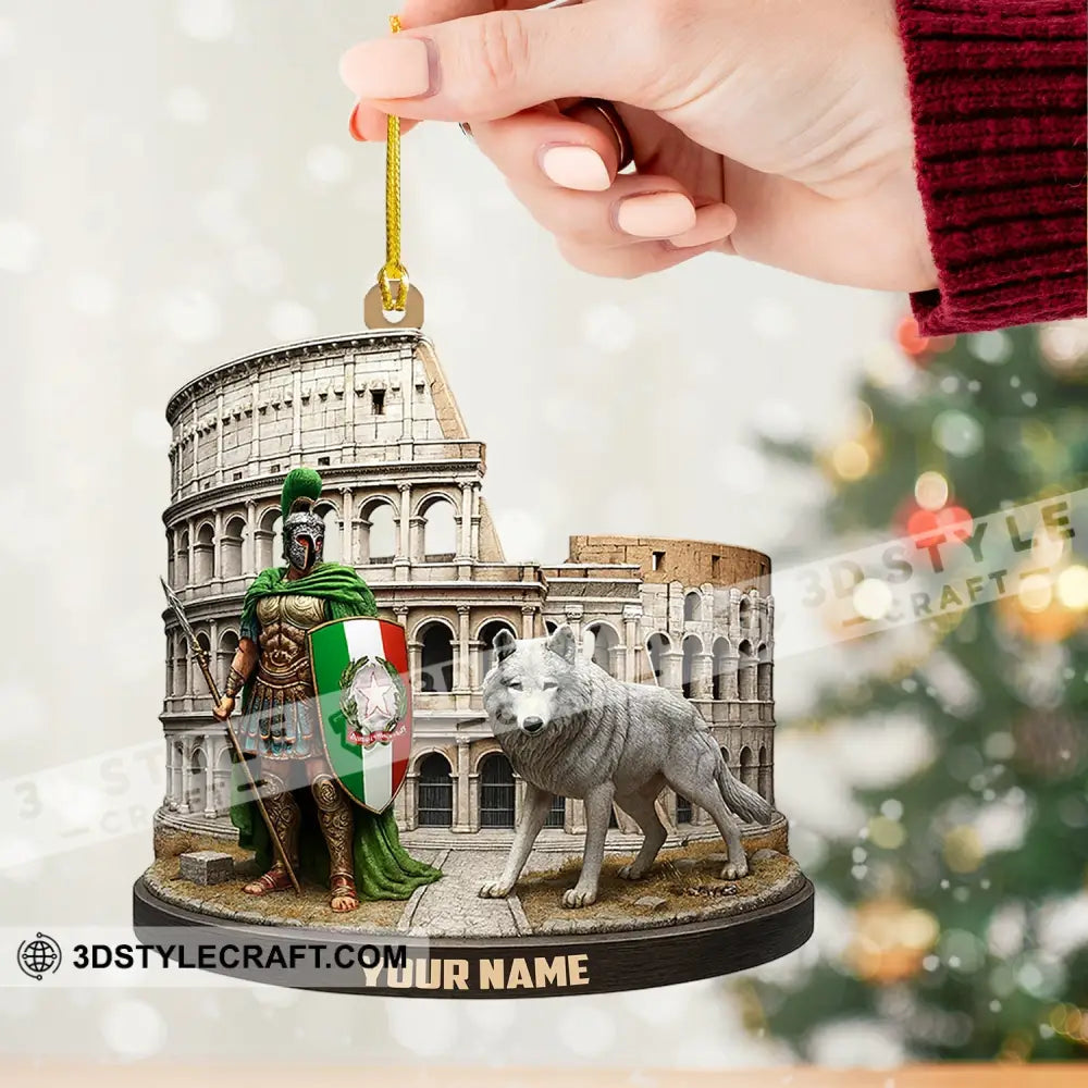 Italy Home Decor Christmas Ornament Personalized Ornament Ornament