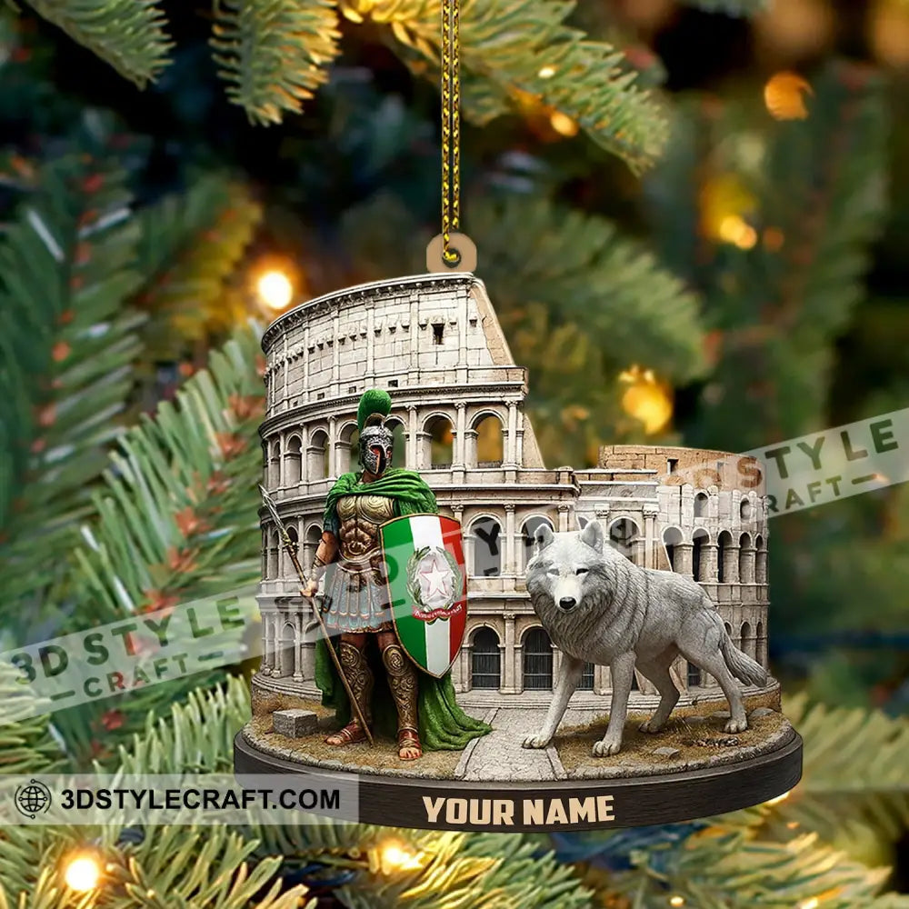 Italy Home Decor Christmas Ornament Personalized Ornament Ornament