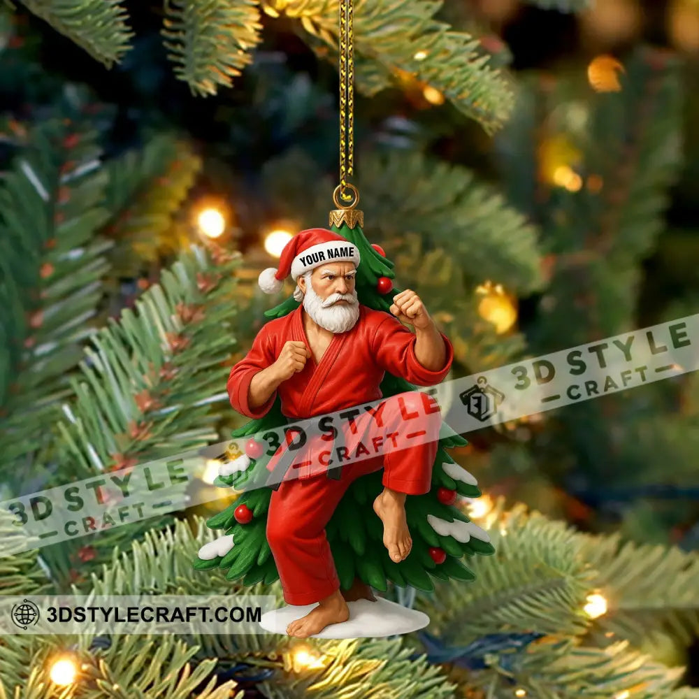 Karate Home Decor Christmas Ornament Personalized Ornament Ornament