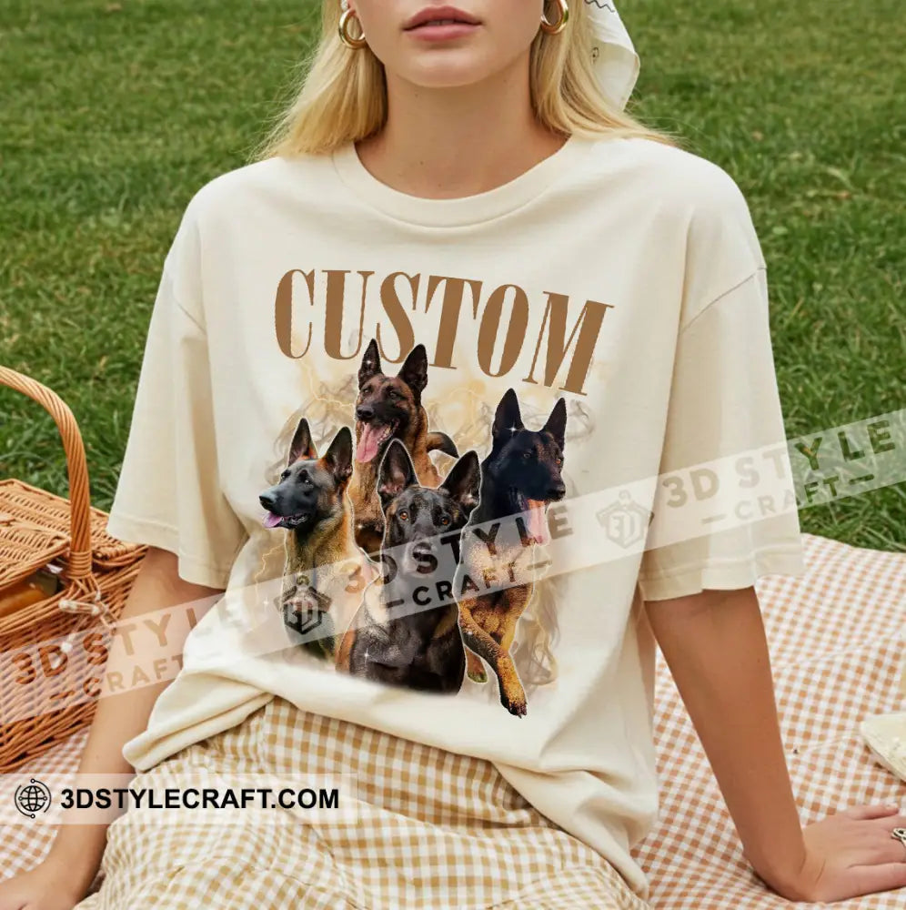 Kid And Adult T-Shirt - Custom Belgian Malinois Pet Lover T-Shirt Apparel