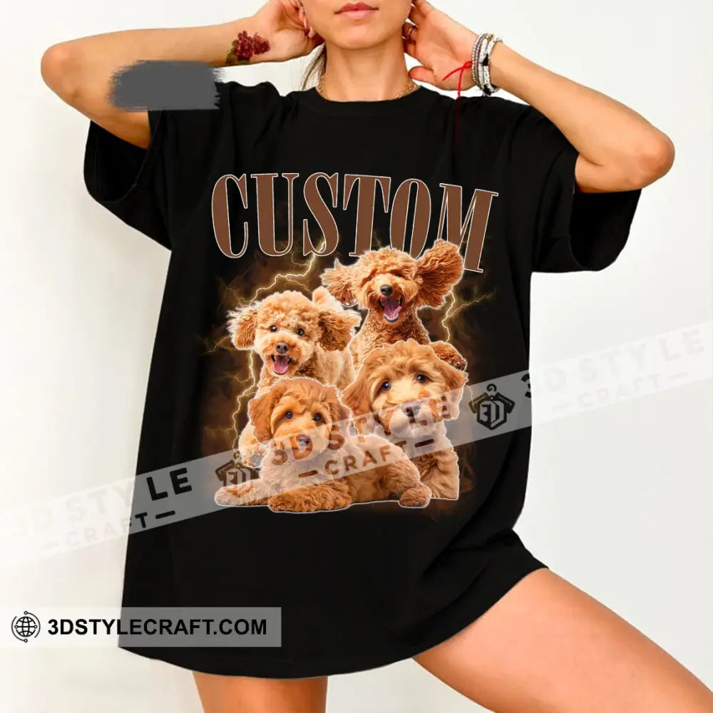 Kid And Adult T-Shirt - Custom Pet Lover T-Shirt Custom Photo Collectible Gift Apparel