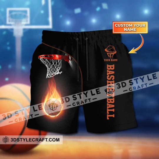 Kids Clothing, Custom Name Basketball Kids Tank and Shorts, Toddler Tank Top & Matching Shorts style option 3