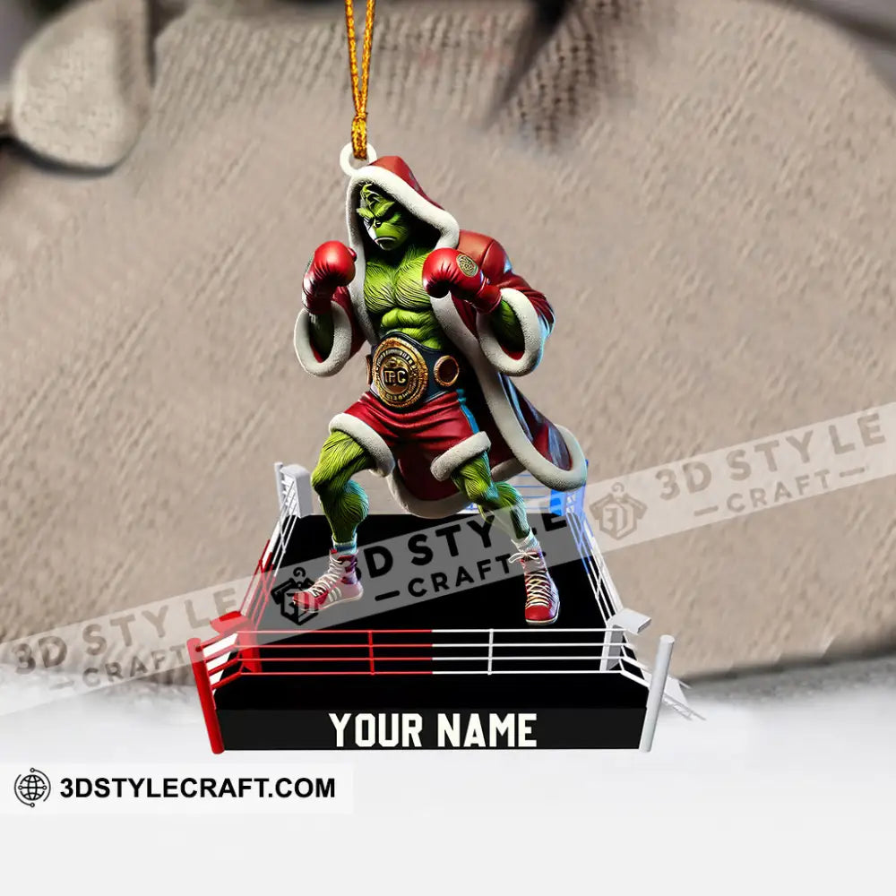 King Of Boxing Home Decor Christmas Ornament Personalized