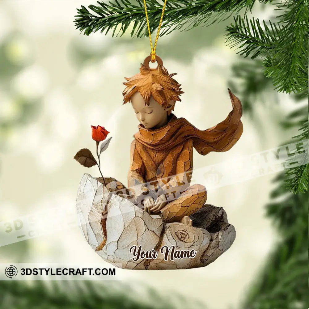 Little Prince Home Decor Christmas Ornament Personalized