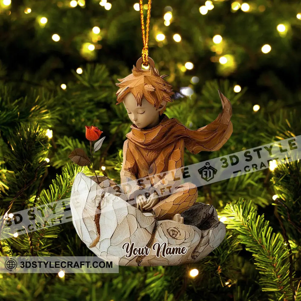 Little Prince Home Decor Christmas Ornament Personalized