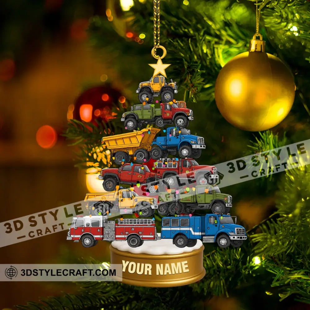 Love Car Home Decor Christmas Ornament Personalized Ornament Ornament