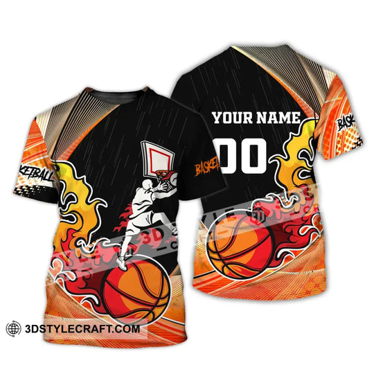 Man Shirt, Basketball Shirt, Custom Name T-Shirt, Basketball Championship, Gift for Basketball Player style option 2