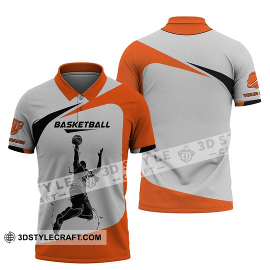Man Shirt, Basketball Shirt, Custom Name T-Shirt, Gift for Basketball Player, Basketball Clothing style option 3