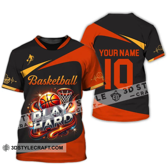 Man Shirt, Custom Name and Number Basketball Shirt, Basketball Polo Long Sleeve, Basketball Club Uniform, Basketball Lover Gift style option 2