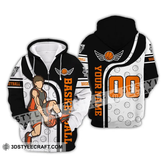 Man Shirt, Custom Name and Number Basketball T-Shirt, NCAA Basketball, Gift for Basketball Player style option 3