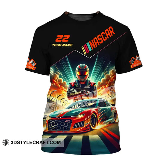Man Shirt, Custom Name and Number Nascar Shirt, Nascar Hoodie Polo Long Sleeve Shirt style option 2