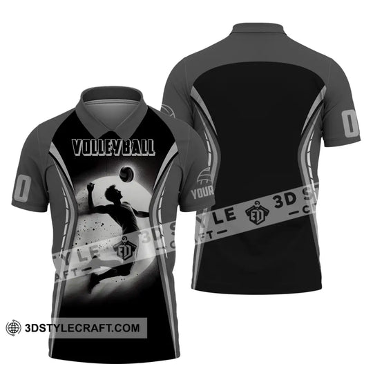 Man Shirt, Custom Name and Number Volleyball Shirt, T-Shirt for Volleyball Team, Gift for Volleyball Players style option 4
