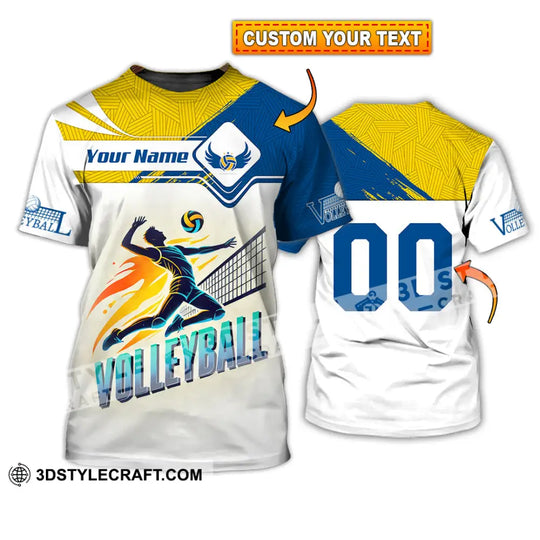 Man Shirt, Custom Name and Number Volleyball T-Shirt, Volleyball Hoodie Long Sleeve Shirt, Gift for Volleyball Lovers style option 1