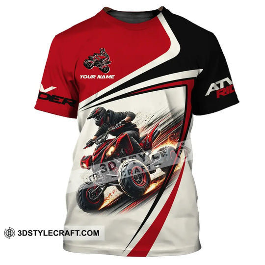 Man Shirt, Custom Name ATV Ride Shirt, T-Shirt for ATV Ride Club, Gift for ATV Ride Lovers style option 2
