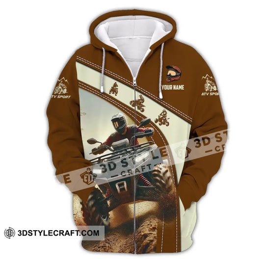 Man Shirt, Custom Name ATV Sport Shirt, ATV Sport Hoodie Shirt Polo Long Sleeve Shirt style option 3