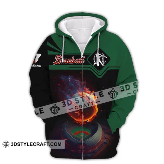 Man Shirt, Custom Name Baseball T-Shirt, Gift for Baseball Player style option 3