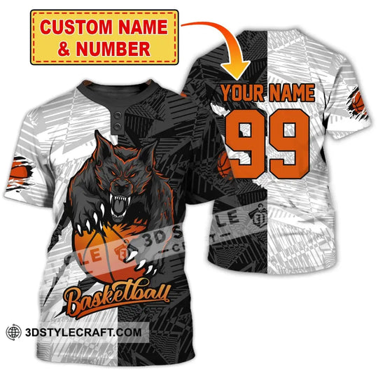 Man Shirt, Custom Name Basketball Polo Shirt, Basketball T-Shirt, Basketball Hoodie Long Sleeve Shirt style option 1