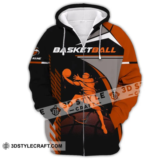 Man Shirt, Custom Name Basketball T-Shirt, Gift for Basketball Player style option 3