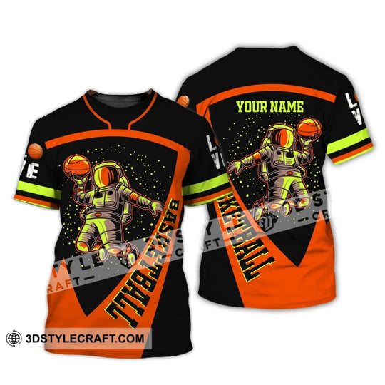 Man Shirt, Custom Name Basketball T-Shirt, Basketball Love, Gift for Basketball Player style option 2