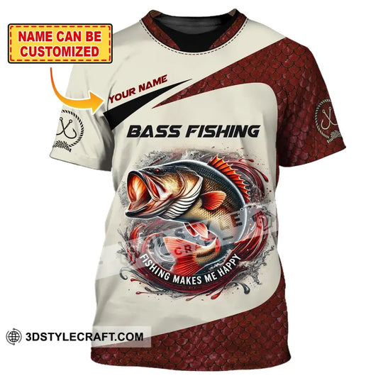 Man Shirt, Custom Name  Bass Fishing Shirt, Fishing Lover Shirt, Fishing Hoodie Shirt Polo Long Sleeve style option 1