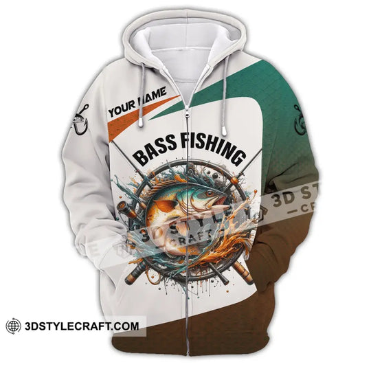 Man Shirt, Custom Name Bass Fishing Shirt, Fishing Lover Shirt, Fishing Hoodie Shirt Polo Long Sleeve Shirt style option 3