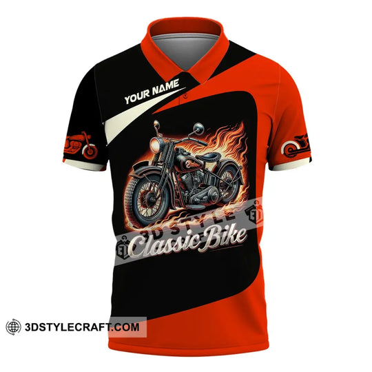 Man Shirt, Custom Name Biker Shirt, Classic Bike Love, T-Shirt for Bikers, Bike Love Clothing style option 4