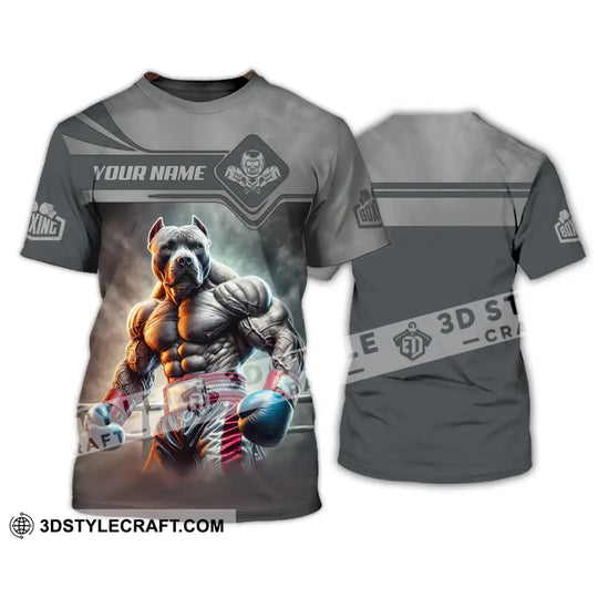 Man Shirt, Custom Name Boxing Shirt, Boxing Hoodie Shirt Polo Long Sleeve, Gift for Boxing Lovers style option 2