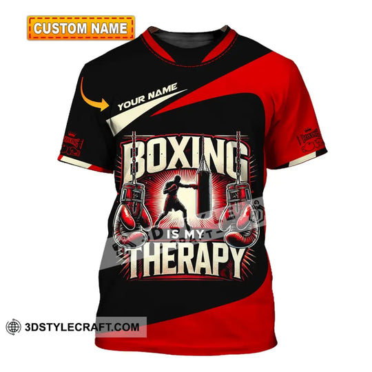 Man Shirt, Custom Name Boxing Shirt, T-Shirt for Boxing  Club, Gift for Boxing Lovers style option 1