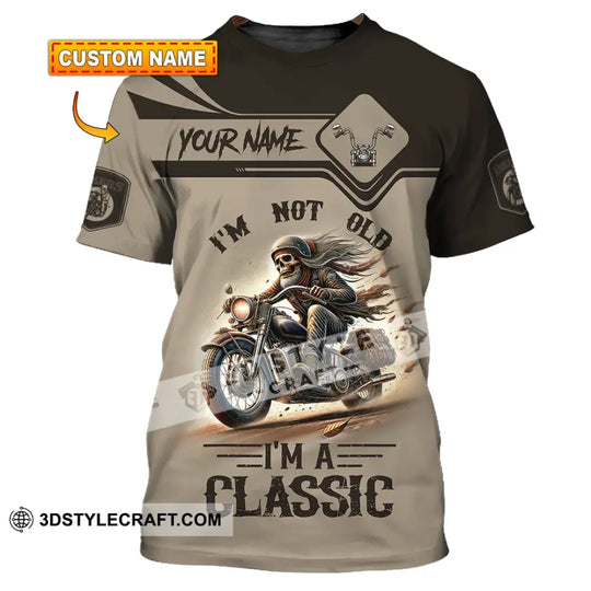 Man Shirt, Custom Name Classic Motorcycle Shirt, Classic Motorcycle Lover Hoodie Shirt Polo Long Sleeve Shirt style option 1
