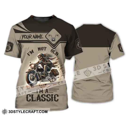 Man Shirt, Custom Name Classic Motorcycle Shirt, Classic Motorcycle Lover Hoodie Shirt Polo Long Sleeve Shirt style option 2