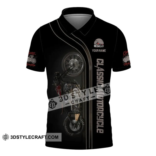 Man Shirt, Custom Name Classic Motorcycle Shirt, Classic Motorcycle T-Shirt Hoodie Long Sleeve Shirt style option 4