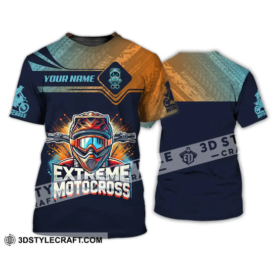 Man Shirt, Custom Name Extreme Motocross Shirt, Moto Cross Gift, Moto Cross Polo Shirt Hoodie Long Sleeve style option 2