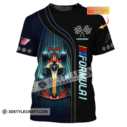 Man Shirt, Custom Name Formula One Shirt, F1 T-Shirt Hoodie Long Sleeve Shirt style option 1