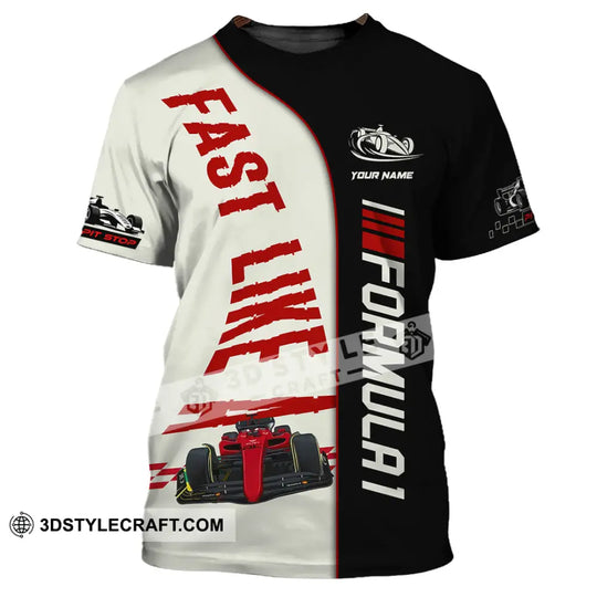 Man Shirt, Custom Name Formula One Shirt, F1 T-Shirt Hoodie Long Sleeve Shirt style option 2