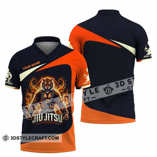 Man Shirt, Custom Name Jiujutsu Shirt, Jiujutsu Lover Hoodie Shirt Polo Long Sleeve Shirt style option 4