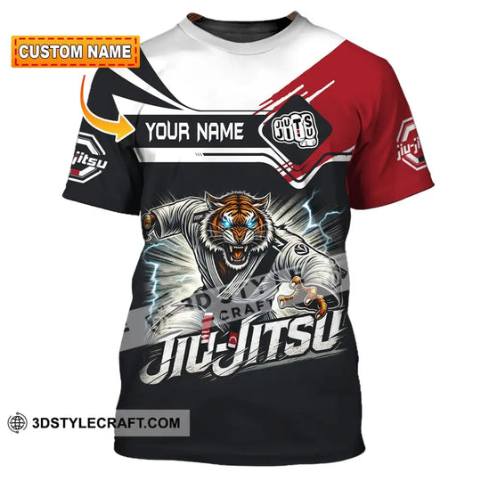 Man Shirt, Custom Name Jiujutsu Shirt, Jiujutsu Lover Hoodie Shirt Polo Long Sleeve Shirt style option 1