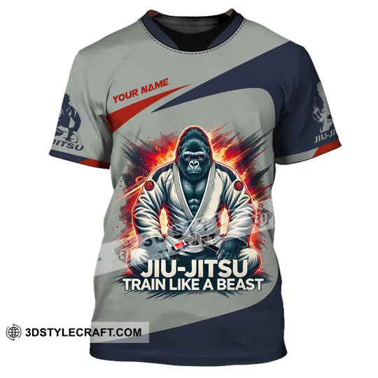 Man Shirt, Custom Name Jiujutsu Shirt, Jiujutsu Lover Hoodie Shirt Polo Long Sleeve Shirt style option 2