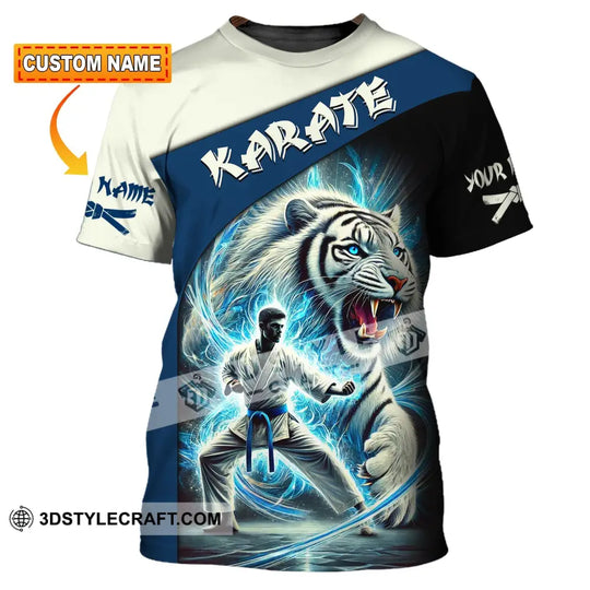 Man Shirt, Custom Name Karate Shirt, Karate Hoodie Shirt Polo Long Sleeve, Gift for Karate Lovers style option 1
