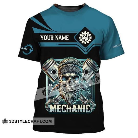 Man Shirt, Custom Name Mechanic Shirt, Mechanic Polo Shirt, Mechanic Apparel style option 3
