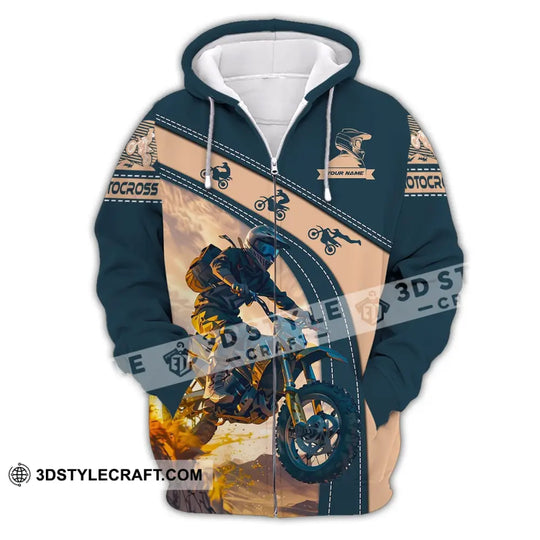 Man Shirt, Custom Name Moto Cross Shirt, Moto Cross Polo Shirt Long Sleeve Hoodie style option 3