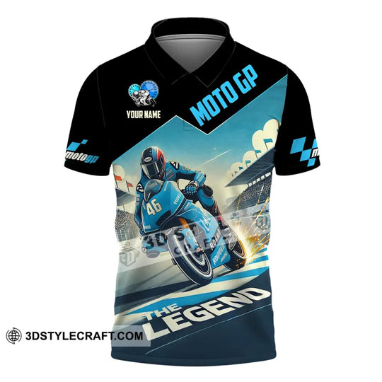 Man Shirt, Custom Name MotoGP Shirt, MotoGP Polo Long Sleeve, MotoGP Gift style option 4