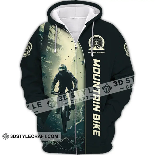 Man Shirt, Custom Name Mountain Bike Shirt, Mountain Bike Lover Hoodie Shirt Polo Long Sleeve Shirt style option 3