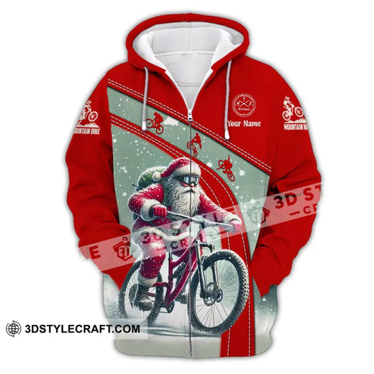 Man Shirt, Custom Name Mountain Bike Shirt, Mountain Bike Lover T-Shirt, Christmas Gift style option 3