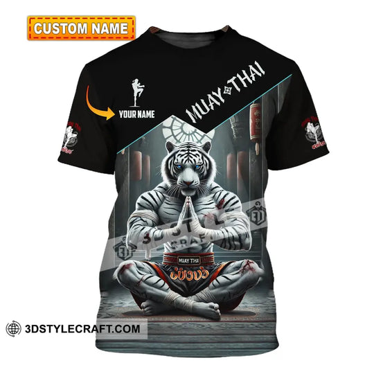 Man Shirt, Custom Name Muay Thai Shirt, Muay Thai Hoodie Polo Long Sleeve Shirt style option 1