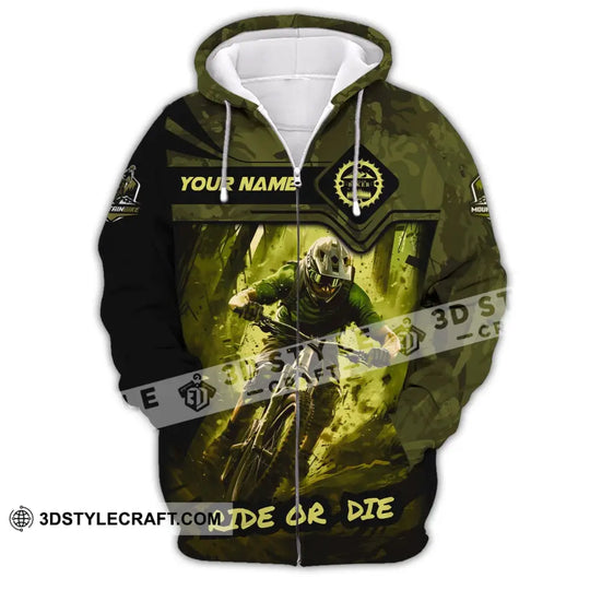 Man Shirt, Custom Name Polo Shirt for Mountain Bike Lover, Mountain Bike Gift, Mountain Bike Hoodie Long Sleeve Shirt style option 3