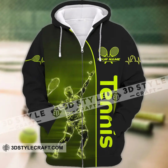Man Shirt - Custom Name T-Shirt, Tennis Lover, Tennis Player Shirt style option 4