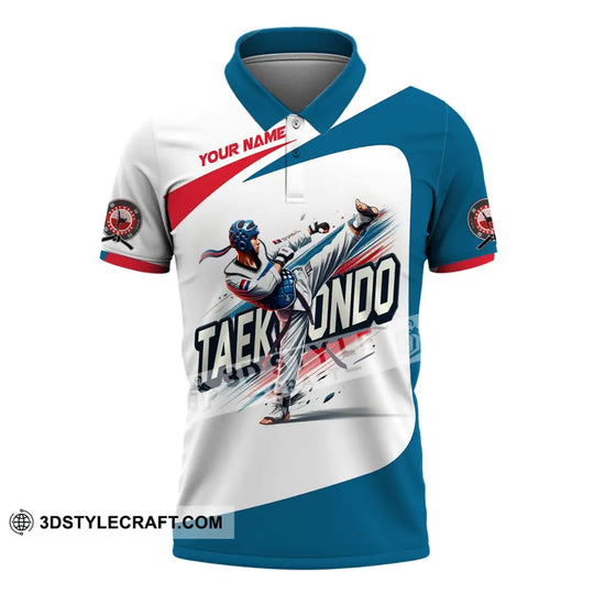 Man Shirt, Custom Name Taekwondo Shirt, Taekwondo Hoodie Shirt Polo Long Sleeve, Gift for Taekwondo Lovers style option 4