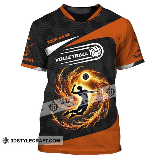 Man Shirt, Custom Name Volleyball Player Shirt, T-Shirt for Volleyball Lover, Volleyball Team Uniform style option 2