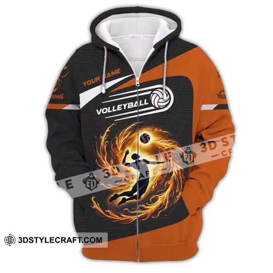 Man Shirt, Custom Name Volleyball Player Shirt, T-Shirt for Volleyball Lover, Volleyball Team Uniform style option 3